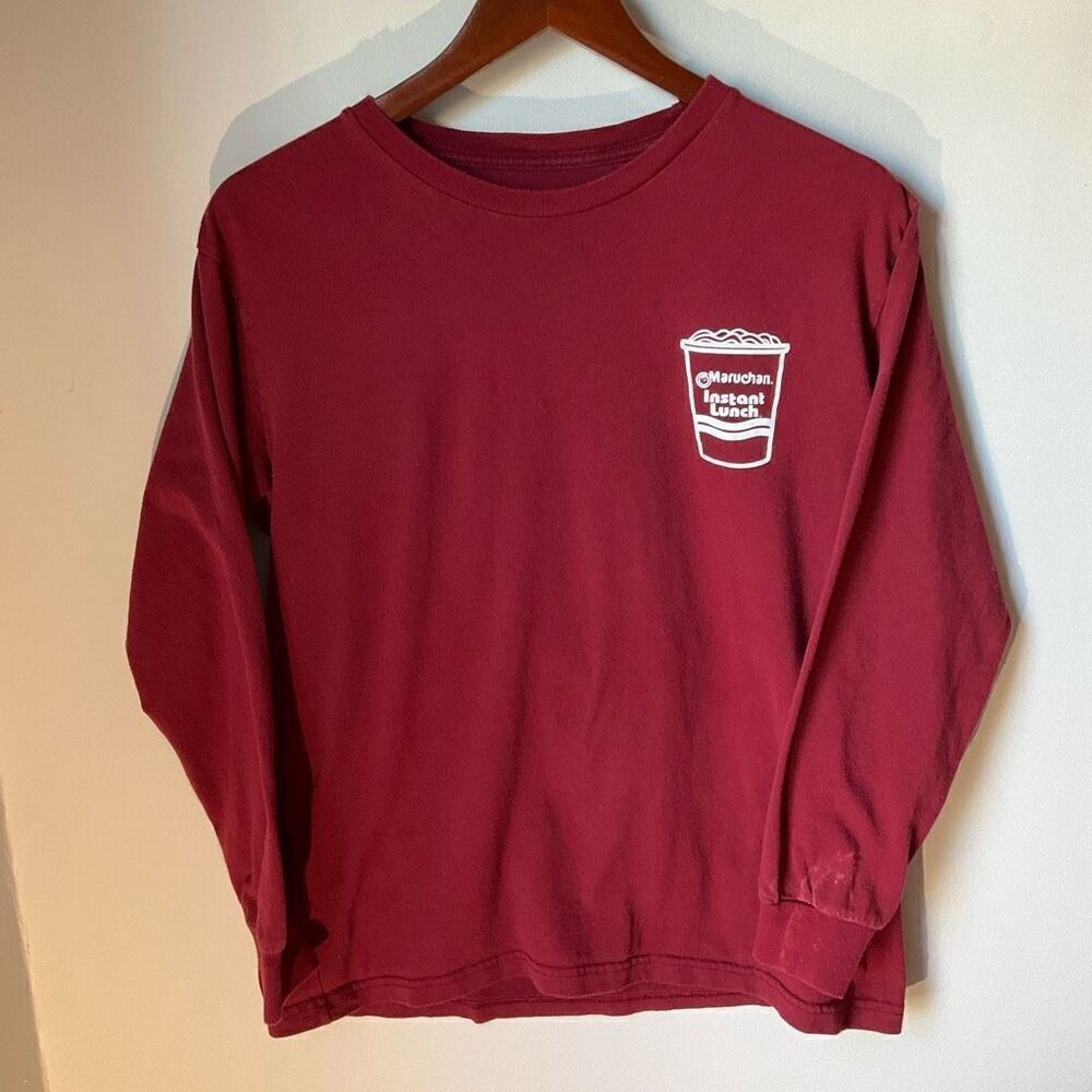 Maruchan Instant Lunch Long Sleeve Tshirt, M. 100% Cotton